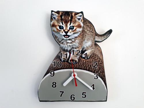 Horloge chaton