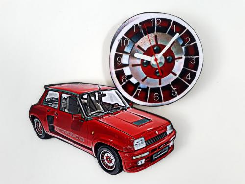 Horloge Renault 5 Turbo 2 rouge + jante