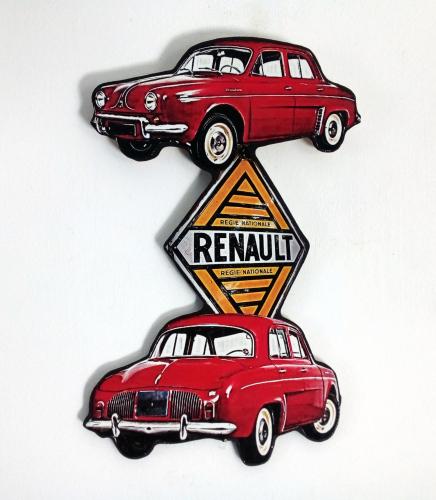 Plaque Renault Dauphine