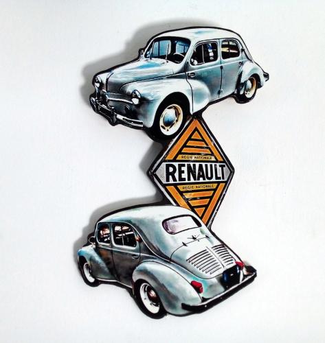Plaque Renault 4CV