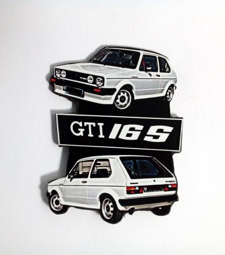 Plaque Golf GTI 16S