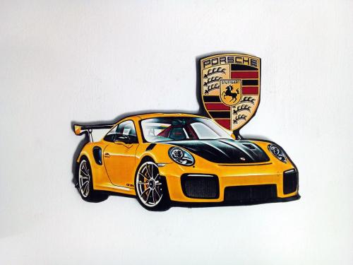 Plaque Porsche GT2 RS