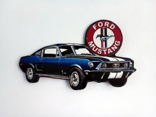 Plaque Ford Mustang