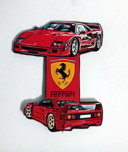 Plaque Ferrari