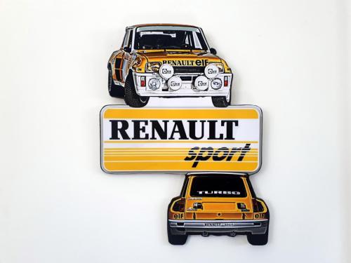 Plaque Renault 5 Turbo 2