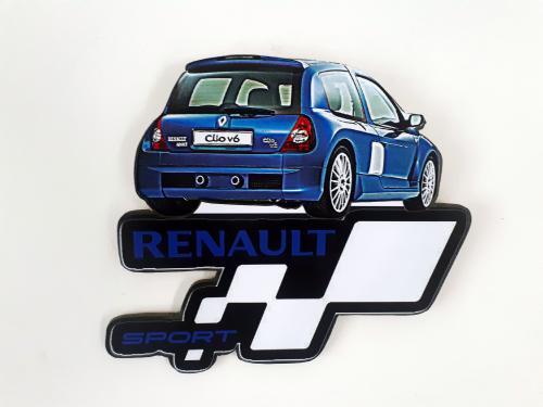 Plaque Renault Clio V6