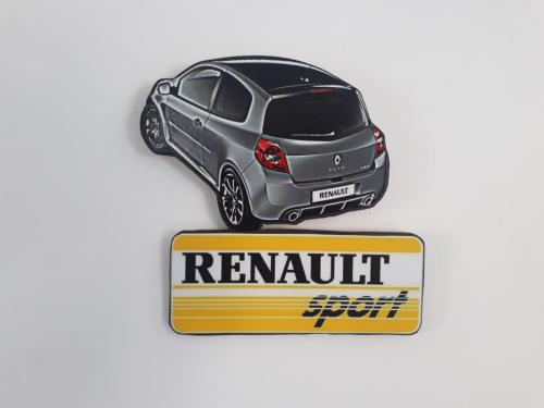 Plaque Renault Clio 3 RS