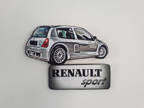 Plaque Renault Clio V6