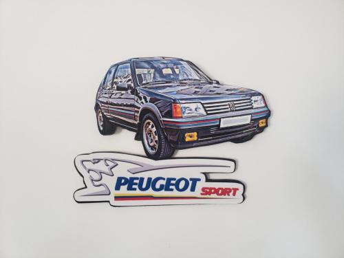 Plaque Peugeot 205GTI