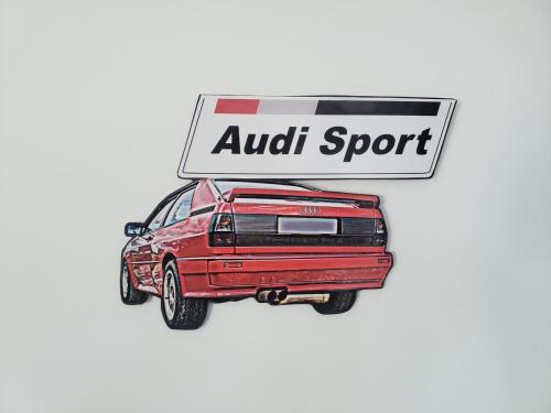 Plaque Audi Quattro