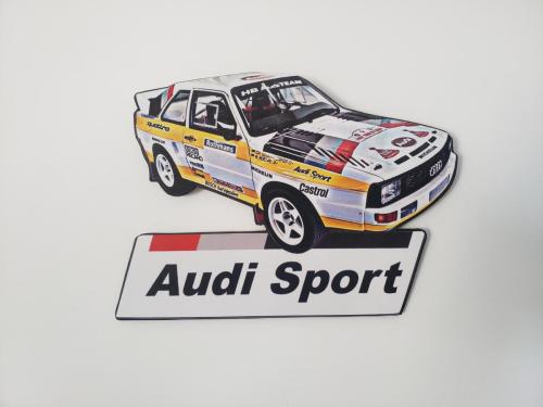 Plaque Audi Sport Quattro
