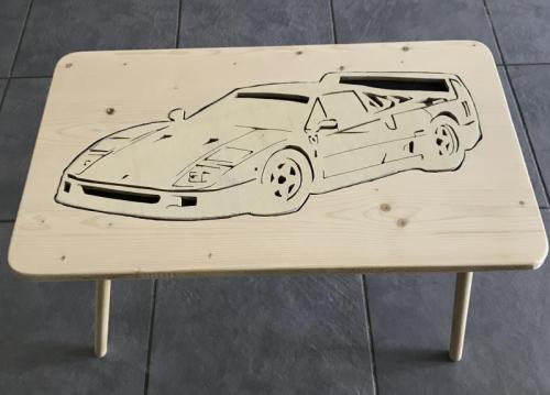 Table basse Ferrari F40